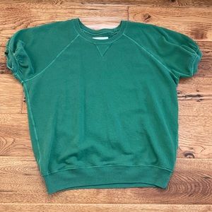 The Great short sleeve puff sweatshirt